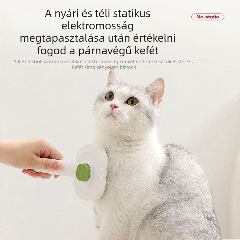 Tűs kutyafésű a szőr feloldásához és a csomók kibogozásához — Teddy, Bichon Frise és macskák számára