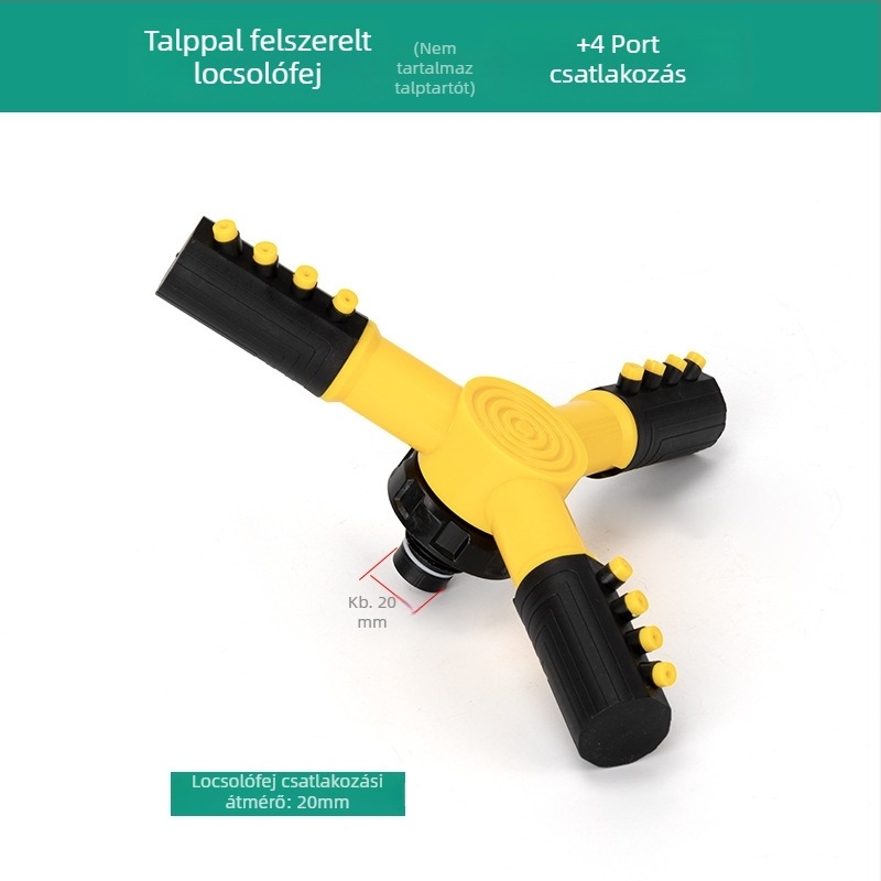 Automata forgó kerti öntözőfej - öntözés pázsitra, csőcsatlakoztatva