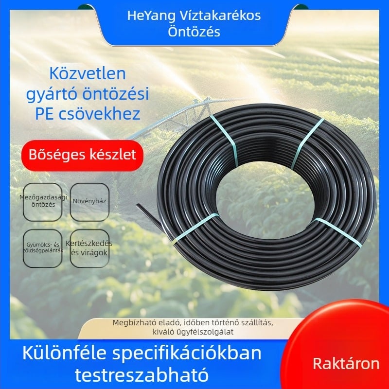 Heyang PE öntözési vízcső – otthoni kertészkedés, mezőgazdasági termelés, közterületi zöldterületek