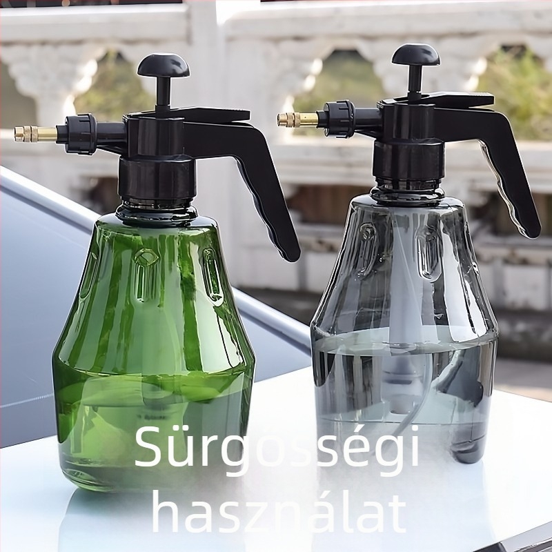 Otthoni használatra szánt kézi légnyomású öntöző kanna, közepes méretű
