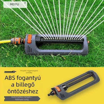 Beautiful ABS lengő öntöző kerthez és gyephez – 19 lyukú automata öntözőfej