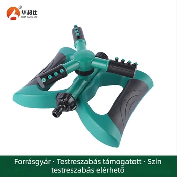 360°-os forgó kert öntöző sprinkler, Butterfly Sprinkler modell, ABS/TPR/PP anyagok, testreszabható, súly 0,3 kg