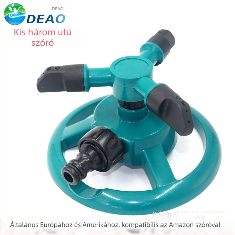 Deo öntözőfej – ABS, 360° forgó permetező, 3 sugár, víznyomás 3,5 kg