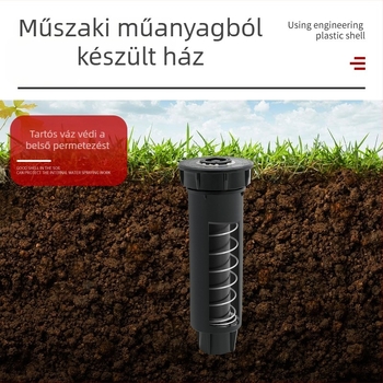 Föld alatti műanyag öntöző fúvóka, belső menet csatlakozás, 360°-os beállítás, termékkód 1800