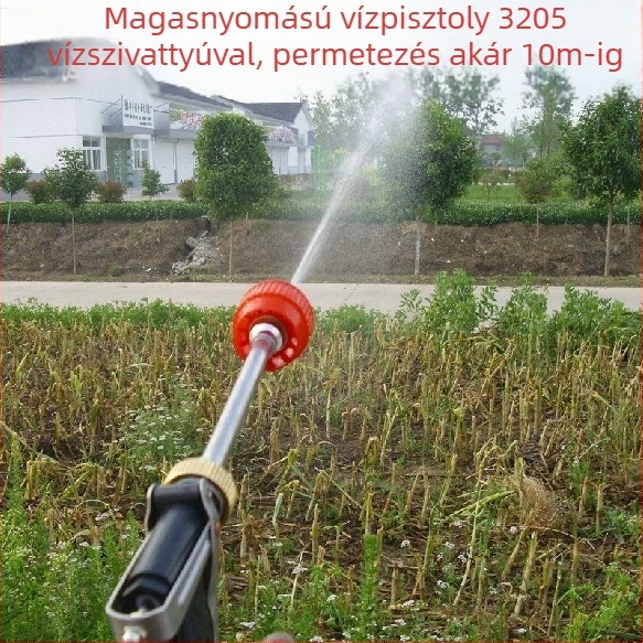 Rozsdamentes acél és műanyag kivitelű permetezőpisztoly dózissal, háztáji kertészkedéshez és közterületi zöldterületekhez