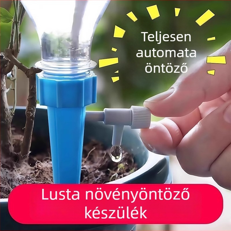 Csöpögtető öntözési sorozat, automata öntözés, 500 ml műanyag, otthoni kertészkedésre