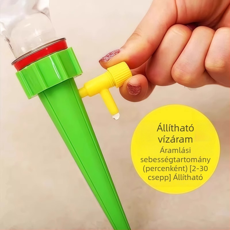 Csöpögtető öntözési sorozat, automata öntözés, 500 ml műanyag, otthoni kertészkedésre
