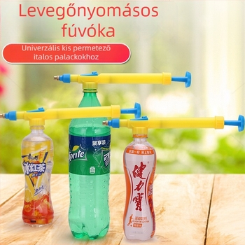 Univerzális italos palack fej öntöző kannához — műanyag + vas, 250–1000 ml, fertőtlenítő permet, otthoni kertészkedés