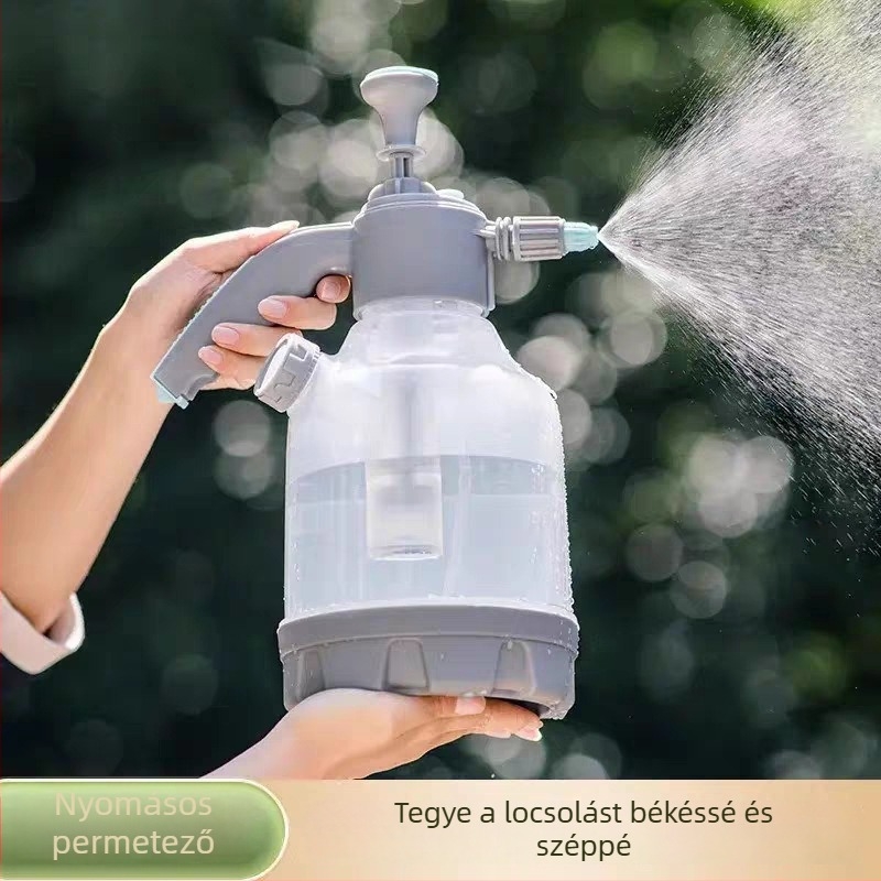 Kerti öntözőkanna PP-ből, 3 liter, magasnyomású permetezővel növényekhez