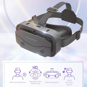 Okostelekre való VR szemüveg — ABS anyag, VR Shinecon, 292 g, panoráma 3D megtekintés