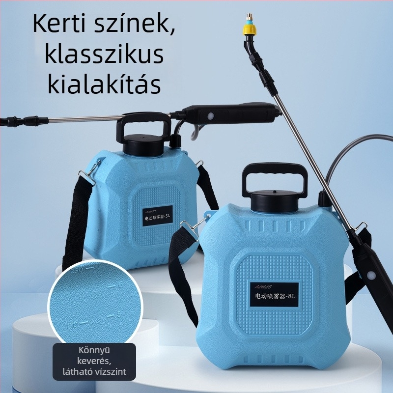 Újratölthető kézi permetező kerti – kanna/szóró, PE anyag, 5 L kapacitás, ALMLS márka