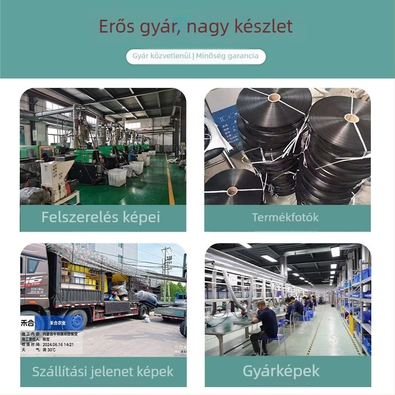 Permet öntözőöv búza és kukorica számára, 5 lyukas, DN40, PE