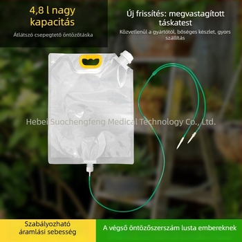 Öntözőzacskó csepegtető növényekhez, automata öntözés, 5 L kapacitás, utazáshoz ideális
