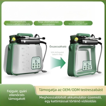 Összecsukható elektromos permetező otthonra és kertbe, teljesen automata permetező