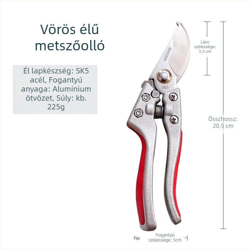 Gyümölcsfa metszőolló, modell v8v9, Lanxiangzi kertészeti eszköz