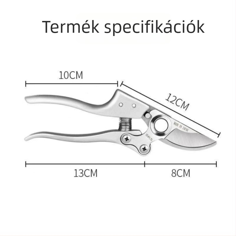Ágvágó olló, kertészeti eszköz a gallyak és gyümölcságak kivágására, kültéri használatra, munka-megtakarító
