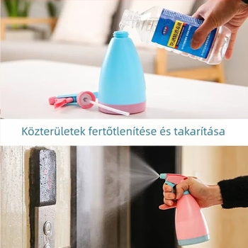 Independent műanyag kézi nyomású öntöző permetező kerthez, zuhany típusú