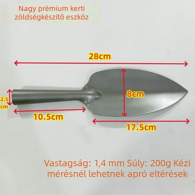 Vasból készült felfedező ásó kültéri használatra - nem importált, márka nélküli