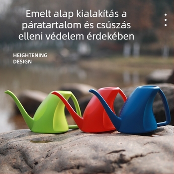Chen Junyue Műanyag öntöző kanna permetezőfejjel, hosszú csővel, szukkulentákhoz