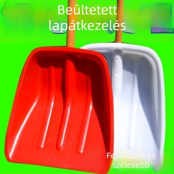 Műanyag lapát, extra vastag kopásálló penge, mezőgazdasági használatra, hóeltakarításra és gabona betakarítására