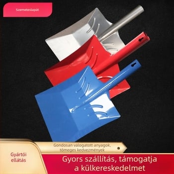 Négyszög fejű kerti lapát a szabadban végzett szemét tisztításához