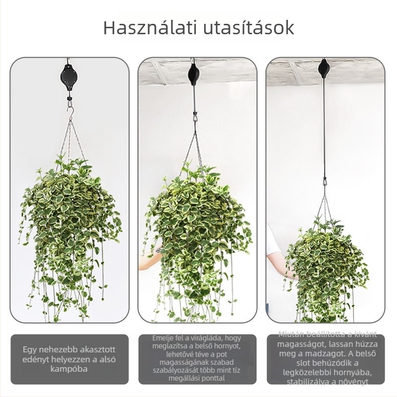 Kertbeakasztó, műanyag anyagú; Enjoy márka, jogosult magánmárka; otthoni kertészkedéshez.