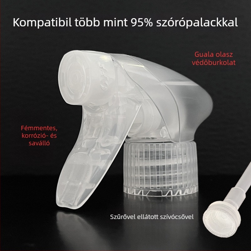 Gualagaller habosító permetező palack forgó fúvóka — műanyag, kézi nyomású működtetés