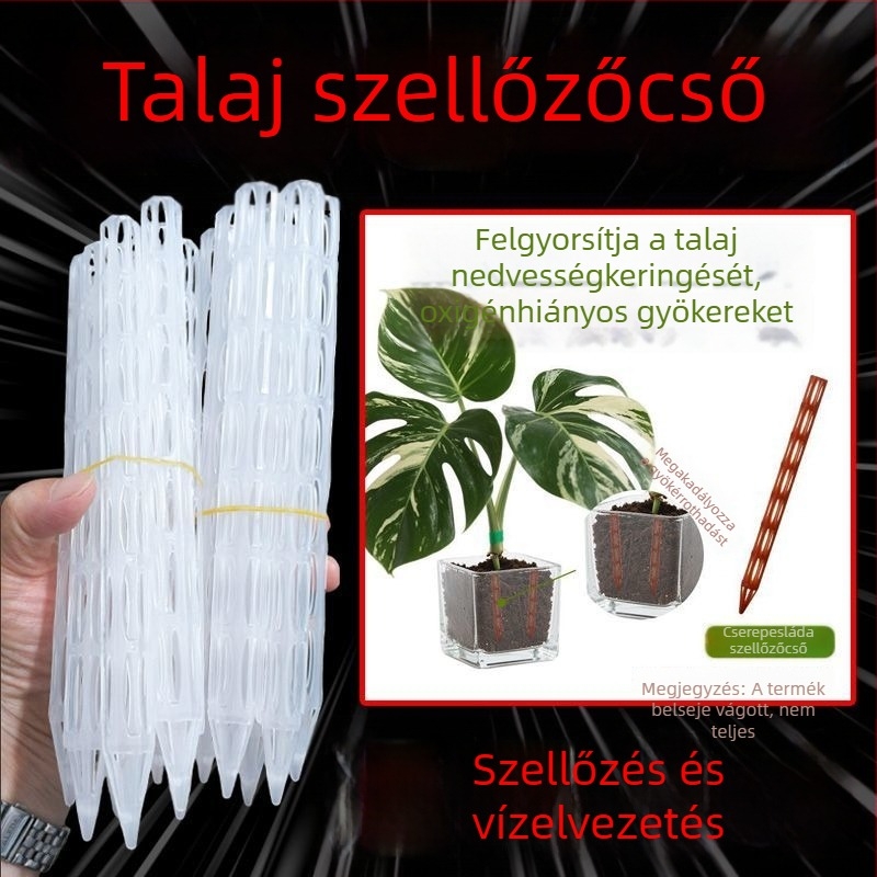 Műanyag virágtartó spacer szellőzőcsővel, légáteresztő gyökéráram, alsó bővítés virágok és bonsai számára, állítható vízleadás