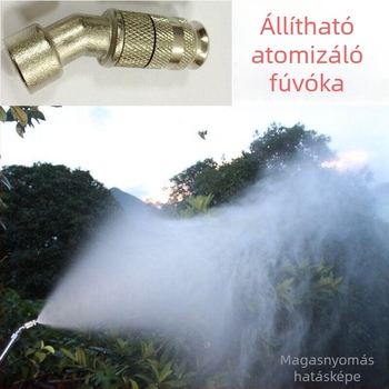 Kerti permetező nagy nyomású fúvófejjel, kézi/elektronikus/benzines üzemmódban, mangánacél test, állítható távolságú permetezés gyümölcsfákhoz és kerthez