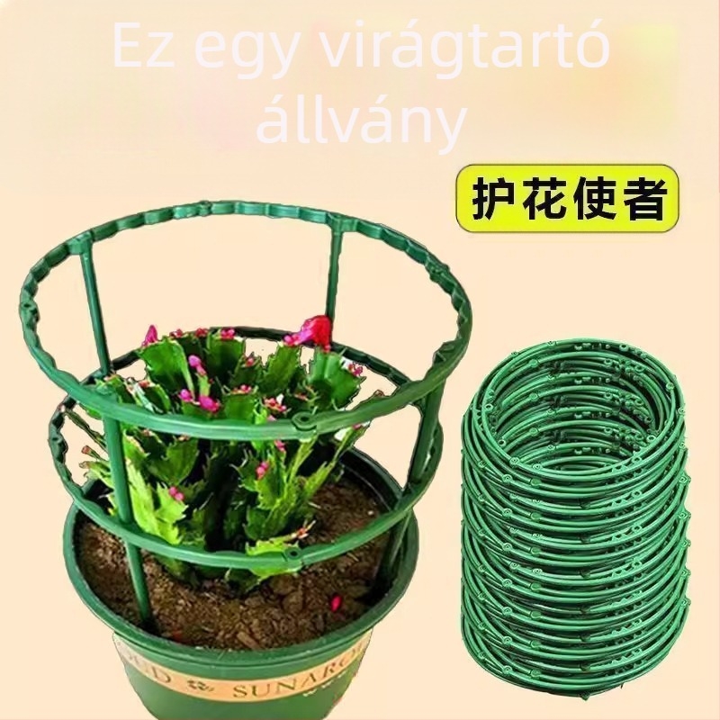 Beltéri orchidea állvány, univerzális típus Cymbidium orchideákhoz, lotuslevél védőállvány, kerti háromrészes készlet