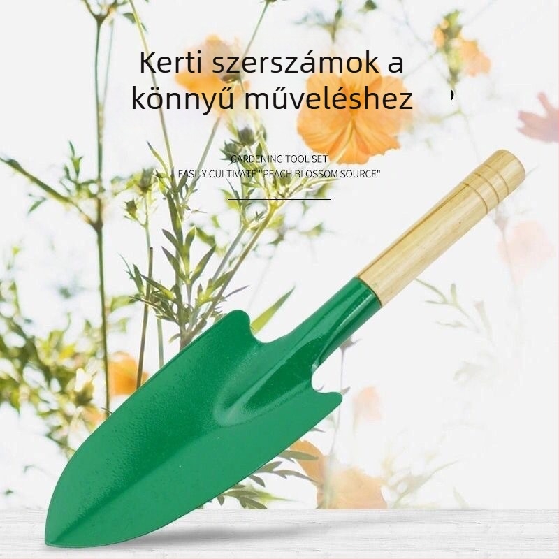 Fa nyelű kis viráglapát, kerti lazításához és ültetéséhez