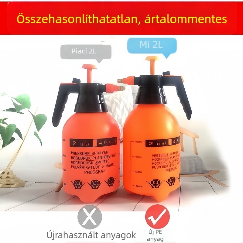 Tongzhilan műanyag öntözőkanna / permetező palack – nagy nyomású, univerzális felhasználás
