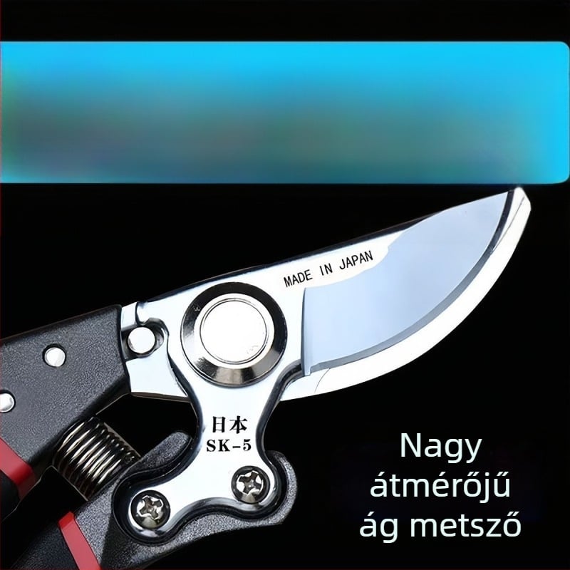 SK5 acélból készült kerti metszőolló gyümölcsfákhoz, erőteljes és megkönnyíti a munkát