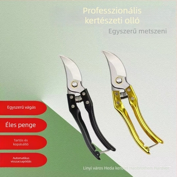 SK-5 gyümölcságak metszőolló vastag ágakhoz, ideális gyümölcsfákhoz, virágokhoz és szőlőhöz
