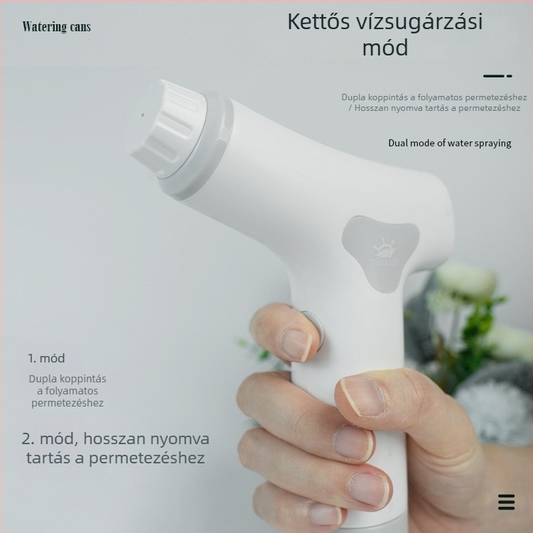 Újratöltő elektromos kézi permetező, 1 L, kerti öntözéshez, magas nyomású permetezés