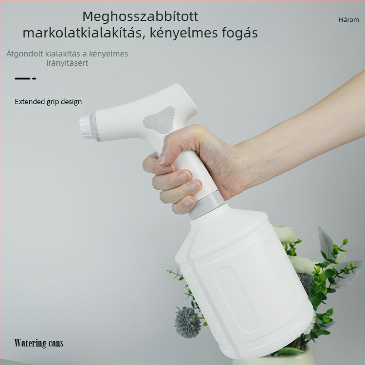 Újratöltő elektromos kézi permetező, 1 L, kerti öntözéshez, magas nyomású permetezés