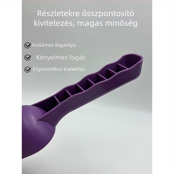 Vastagított műanyag ásó kerti használatra, márka Journalists, típus: ásó, alkalmas a talaj fellazítására.