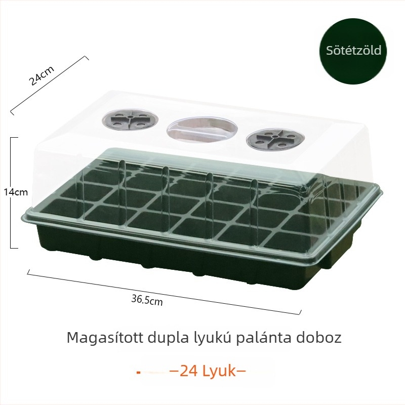 Műanyag palántázó doboz otthoni kertészkedéshez