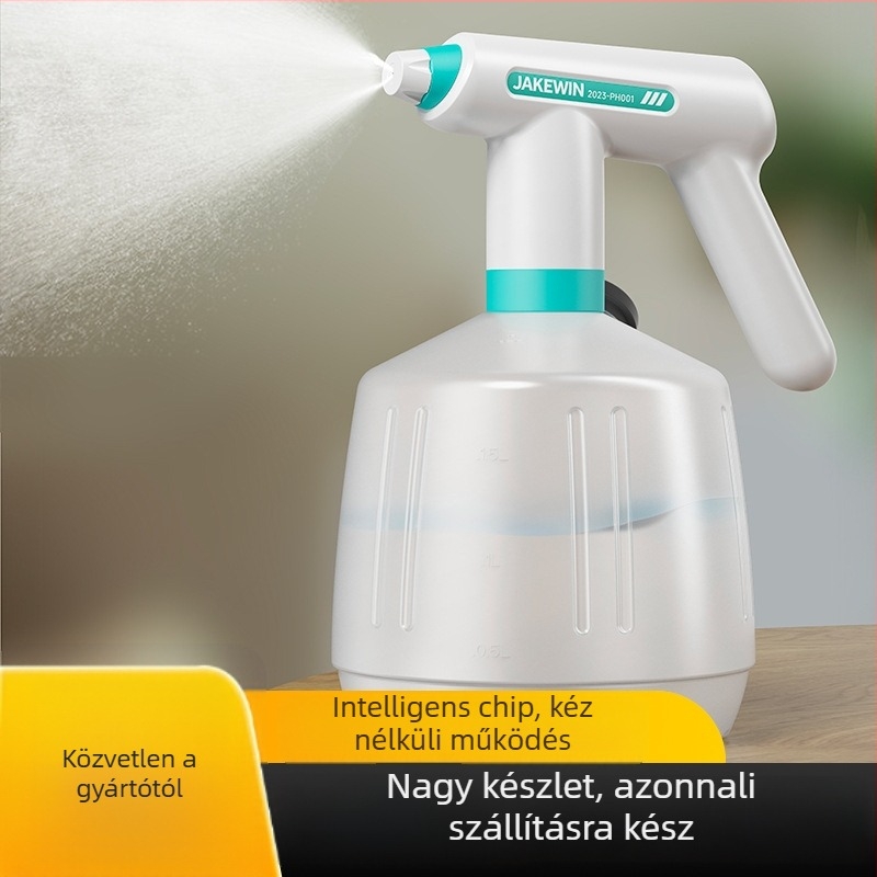 Műanyag öntözőkanna – permetező funkcióval, otthoni használatra