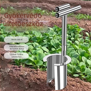 Palántázó eszköz zöldségekhez, lyukasztó funkció, könnyű használat