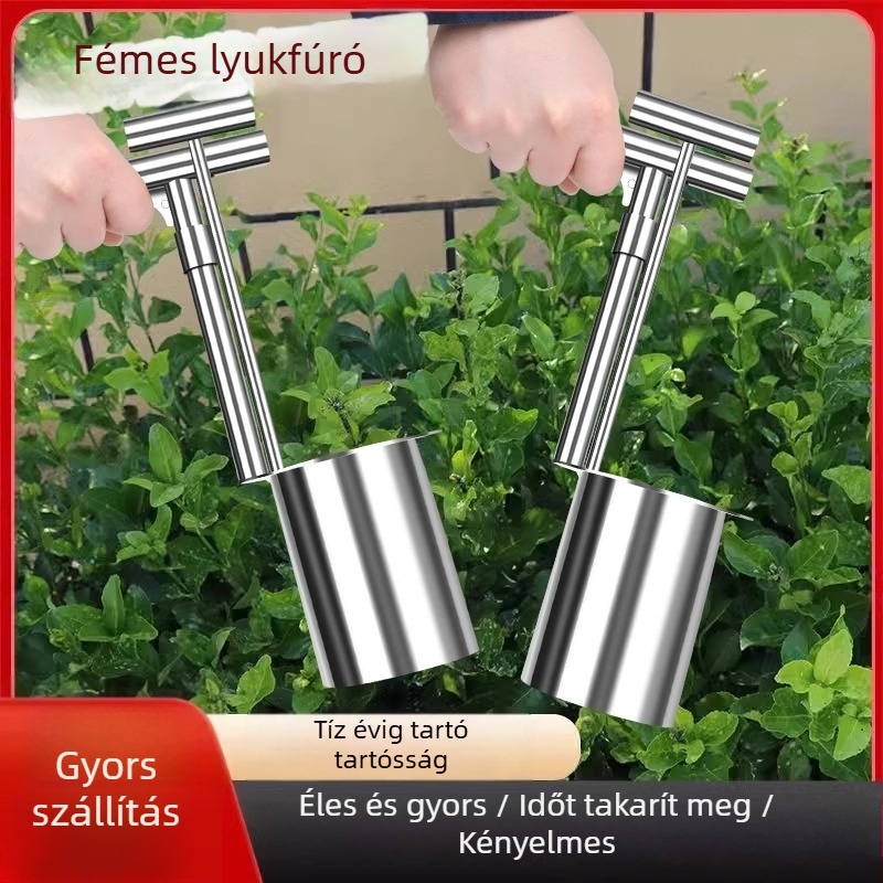 Palántázó eszköz zöldségekhez, lyukasztó funkció, könnyű használat