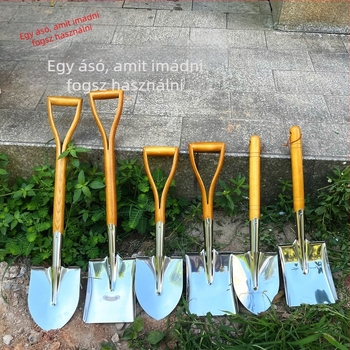 GRANPA BD-SS506 Kertészlapát - fa nyél, rozsdamentes acél penge