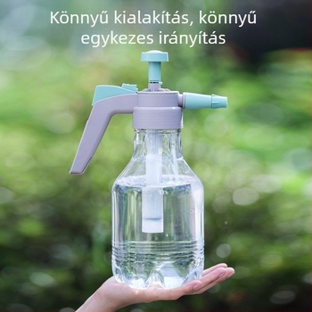 Kerti permetező légáteresztő műanyag testtel; otthoni kertészkedéshez; anyag: műanyag; típus: fa tartókeret