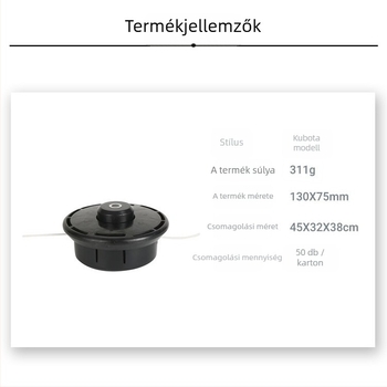 Nylon fej fűnyíróhoz és Sövénytörőhöz – Fangzhou