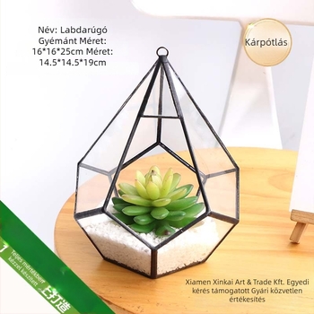 Xinkaiyi Üveg Terrárium – Float üveg, Geometriai forma, Forrasztás, Logó nyomtatás lehetséges