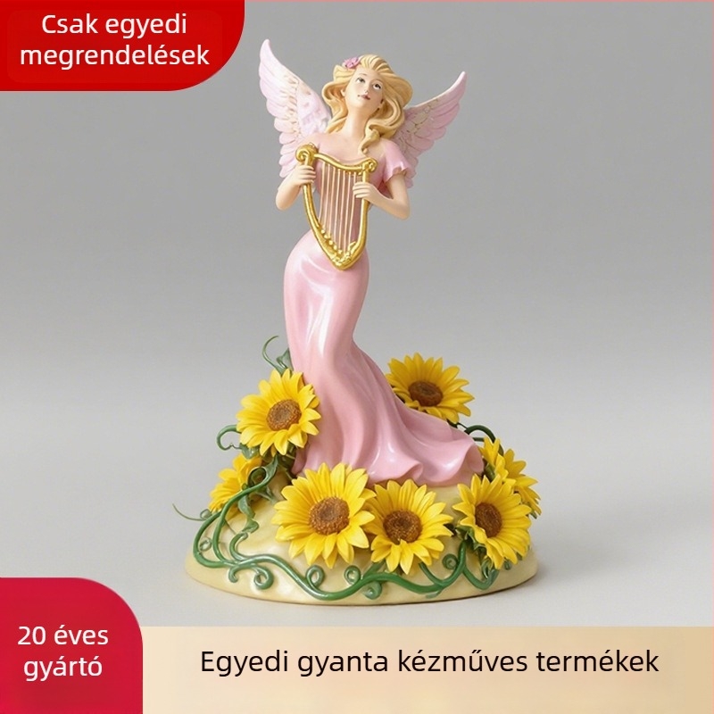 Egyedi gyanta karikatúra figura kertdekoráció, mikro táj dekoráció