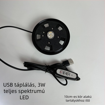 Moha növény világítás - USB-s működés, üveg környezetbarát palack, mini tájkép világító lámpa akváriumokhoz és vízi növényekhez