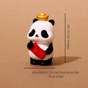 Panda Műgyanta Mini Táj – otthoni dekoráció, kínai stílus; Anyag: gyanta; Kategória: gyanta kézműves termékek; Márka: trendy cute accessories