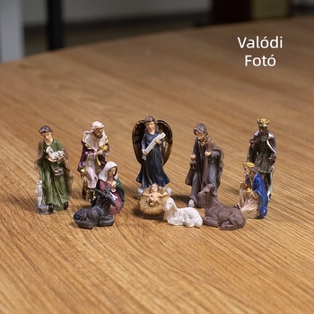 Gyanta miniatűr figurák mikro tájképekhez — kartoncsomagolás, ajándékba kész