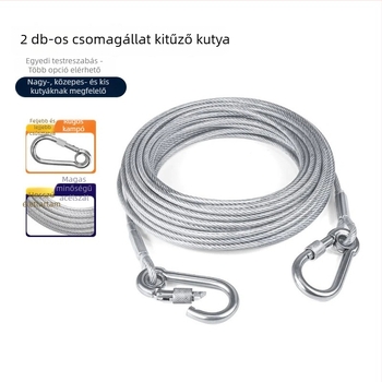 Chengxing fém kutyapóráz – nem húzható vissza, 100 db/doboz